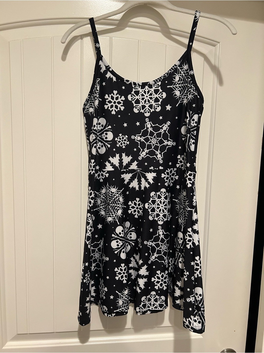 Too Fast Skater Dress Halloween Snowflakes